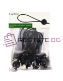 Комплект скоби с топчета за монтаж на брезент 10бр